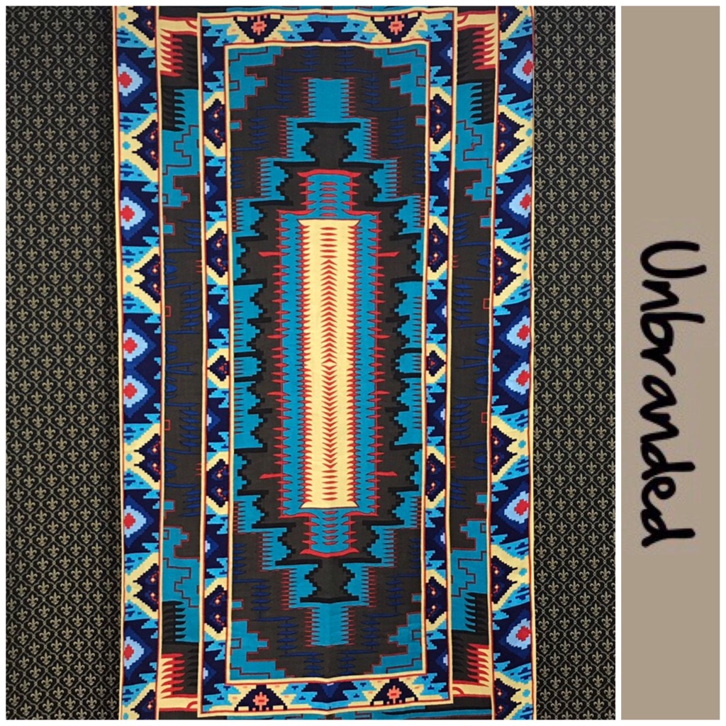 Aztec Pattern Medium Weight Rectangle Scarf